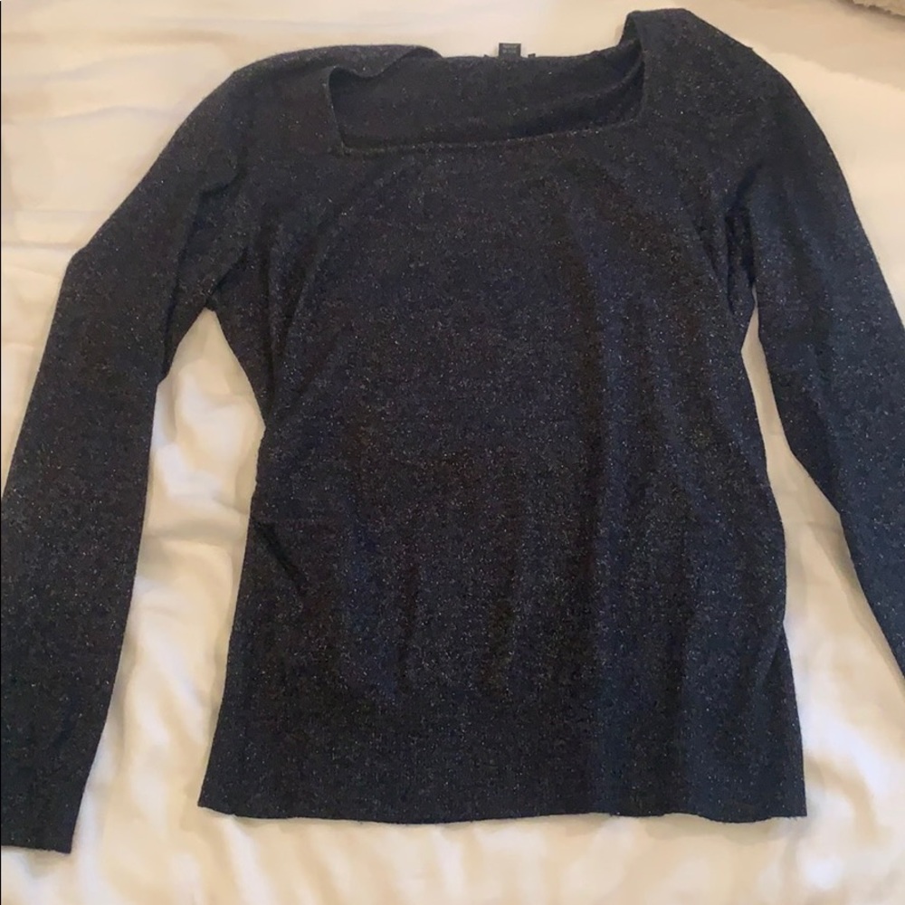 Charcoal grey sparkly sweater